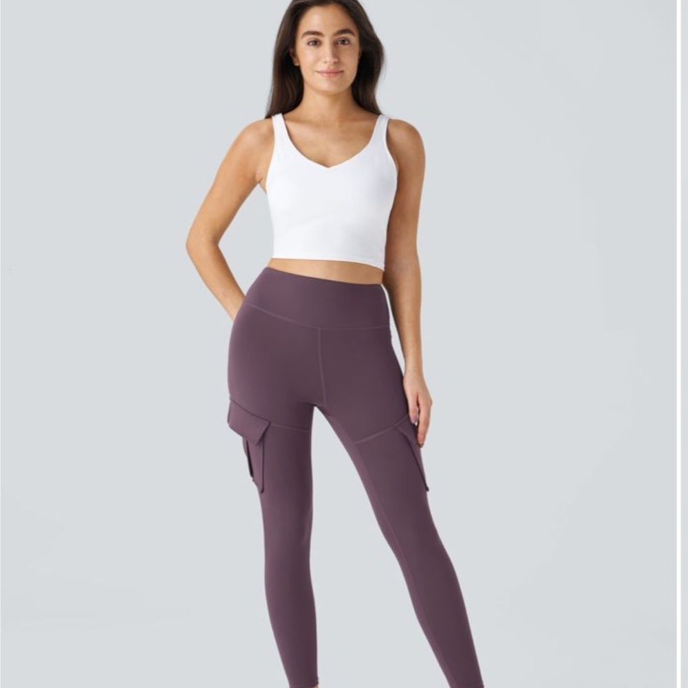 HALARA Purple Cargo Leggings - Picture 2 of 5